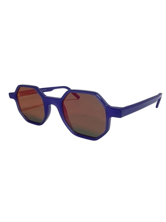 ANDY WOLF Alfons Octagon Frame Sunglasses in Blue main image 4